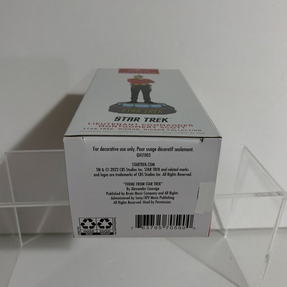 Hallmark Keepsake Christmas Storytellers Star Trek Lieutenant Scott Mirror - Picture 6 of 10